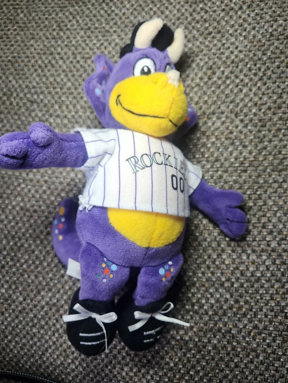 Colorado Rockies Plush Mascot - Purple & Yellow